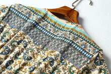 Load image into Gallery viewer, Red Floral Print, Boho Bodysuits,Bohemian Rompers