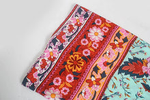 Load image into Gallery viewer, Peacock Floral Print ,Boho Kimono,bohemian Short Robe Kimono