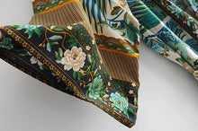 Load image into Gallery viewer, Boho Kimono ,Bikini Cover-Ups,Green Peacock Print
