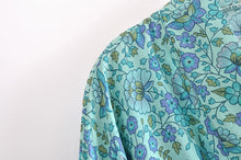 Load image into Gallery viewer, Bohemian Robe ,Boho Kimono,Floral Print