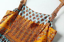 Load image into Gallery viewer, Floral Print ,Bohemian Beach Playsuit , Strapless Boho Bodysuit