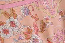 Load image into Gallery viewer, Tie Neck Floral Print ,mini Dress,Boho Dress