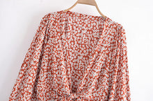 Load image into Gallery viewer, Floral Print,bohemian Blouses,boho Shirt