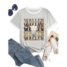 Load image into Gallery viewer, Wallen Vintage Print,Short Sleeve T-Shirt