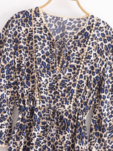 Load image into Gallery viewer, Leopard Print ,Bohemian Maxi Dress,Boho Dress