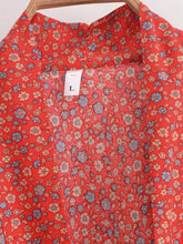 Load image into Gallery viewer, Bohemian Kimono, Boho Bikini Cover-ups,Red Floral