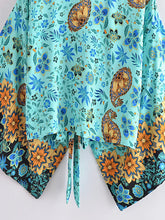 Load image into Gallery viewer, Bohemian Kimono, Boho Bikini Cover-ups,Multi Floral