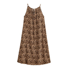 Load image into Gallery viewer, Floral Print, Backless Sexy Maxi Dress,Boho Dress with Pockets