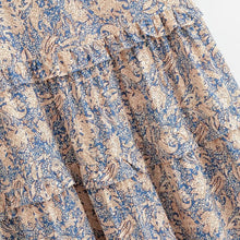 Load image into Gallery viewer, Floral Print Smocked Maxi Dress Tiered Ruffle Dresses Bohemian Beach Sundress