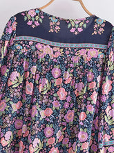 Load image into Gallery viewer, Floral Print ,bohemian Blouse ,Boho Shirts