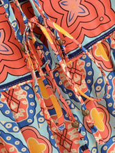 Load image into Gallery viewer, Geometry Floral ,Beach Bohemian Maxi Dress,Boho Dress