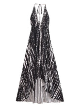 Load image into Gallery viewer, Floral Print ,Backless Sexy Beach Bohemian Dress,, High-Low Boho Dress