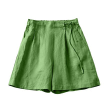 Load image into Gallery viewer, Solid Linen Cotton Shorts,Boho Shorts