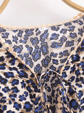 Load image into Gallery viewer, Leopard Print ,Bohemian Maxi Dress,Boho Dress