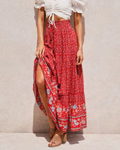 Load image into Gallery viewer, Floral Print , Bohemian Skirt ,Boho Maxi Skirts