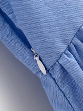 Load image into Gallery viewer, Retro Linen Cotton,Wheat Emberoidered, Lantern Sleeve Boho Maxi Dress