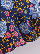 Load image into Gallery viewer, Lace-up Floral,Bohemian Shirt ,Boho Blusas