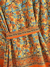 Load image into Gallery viewer, Floral Print Kimono,Bohemian Short Robe,Boho Cover-ups