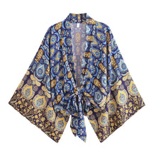 Load image into Gallery viewer, Boho Short Robe ,Bikini Cover Up