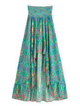 Load image into Gallery viewer, High Low , Bohemian Skirt ,rregular Maxi Boho Skirt
