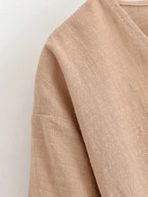 Load image into Gallery viewer, Star Moon Embroidery Short Bohemian Kimono Ruffles Flare Sleeves