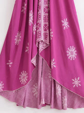 Load image into Gallery viewer, Floral Print ,Backless Sexy Maxi Dres,Vacation Boho Dress