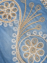 Load image into Gallery viewer, Denim Floral Embroidery ,Suspender Vest ,Sequin Waistcoat Streetwear