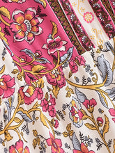 Load image into Gallery viewer, Boho Blouse Shirt,Bohemian Blusas,Floral Print