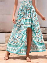 Load image into Gallery viewer, Floral Print,High Low Bohemian Skirt,Boho Skirts