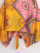 Load image into Gallery viewer, Bohemian Kimono, Boho Bikini Cover-ups,Multi Floral