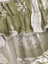 Load image into Gallery viewer, Geometric Floral Print ,Wide Leg Bohemian Pants , Boho Pant Pockets