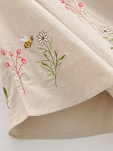 Load image into Gallery viewer, Flowers and Bees Embroidery, Beach Bohemian Kimono,Boho Bikini Cover-ups