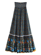 Load image into Gallery viewer, Floral Print , Bohemian Skirt ,Boho Maxi Skirts