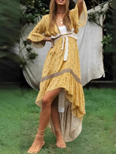 Load image into Gallery viewer, Sexy Beach Dress, High-Low Boho Maxi Dress