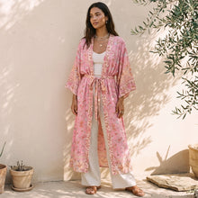 Load image into Gallery viewer, Vintage Ethnic Printed Bohemian Kimono Cardigan Cover-Up
