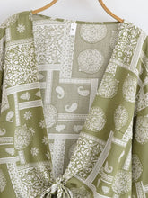 Load image into Gallery viewer, Beach Summer Kimono , Vacation Bohemian ,Bikini Boho Cover-ups