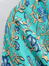 Load image into Gallery viewer, Wild Flower Print ,Batwing Sleeve Beach Bohemian Kimono,Boho Bikini Cover-ups
