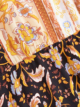 Load image into Gallery viewer, Boho Blouse Shirt,Bohemian Blusas,Floral Print