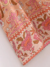 Load image into Gallery viewer, Pink Floral Print,Bohemian Maxi Dress,Boho Dress