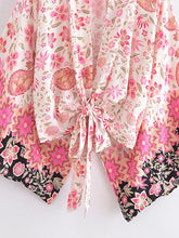 Load image into Gallery viewer, Bohemian Kimono, Boho Bikini Cover-ups,Multi Floral
