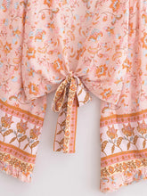 Load image into Gallery viewer, Wild Floral Print ,Short Kimono ,Bikini Cover-ups