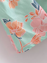 Load image into Gallery viewer, Bohemian Kimono, Boho Bikini Cover-ups,Green Stripe Floral