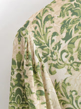Load image into Gallery viewer, Lantern Sleeve Tiered A-Line Robe Autumn Holiday Vacation Maxi Dress
