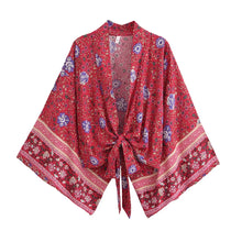 Load image into Gallery viewer, Bohemian Kimono, Boho Bikini Cover-ups
