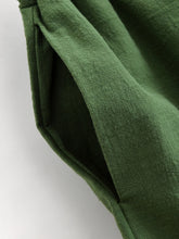 Load image into Gallery viewer, Wild Flower Embroidery ,Linen Cotton Baggy Pants, Bloomers Loose Yoga Trousers