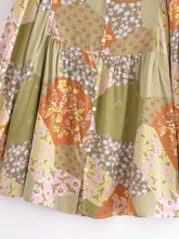 Load image into Gallery viewer, Multi Floral Print ,Boho Shirts,Bohemian Blouse