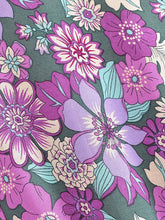 Load image into Gallery viewer, Purple Floral Print ,Bohemian Maxi Dresses ,Boho Dress