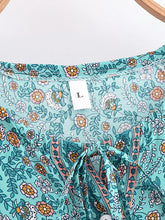 Load image into Gallery viewer, Floral Printed Boho Blouse Shirts Bohemian Blusas Tops