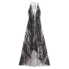 Load image into Gallery viewer, Floral Print ,Backless Sexy Beach Bohemian Dress,, High-Low Boho Dress