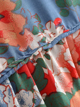 Load image into Gallery viewer, Multi Floral Print, Bohemian Maxi Dress, Boho Dress